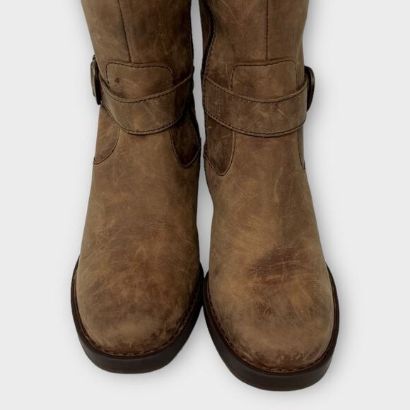 Born Braydon II Distressed Leather Tall Knee High Riding Boots Size 6 NEW - Picture 3 of 15